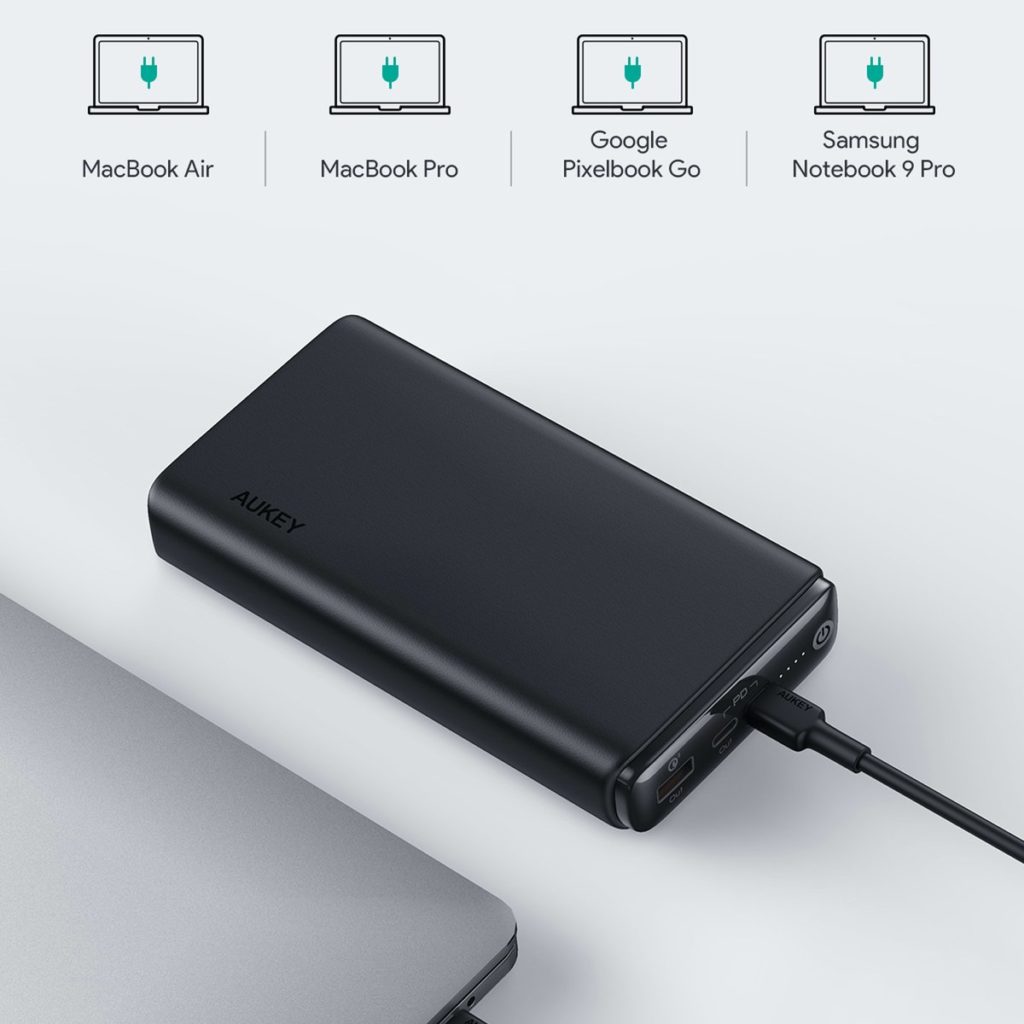 AUKEY USB C Power Bank 26800mAh,Quick Charge 3.0, Battery Pack