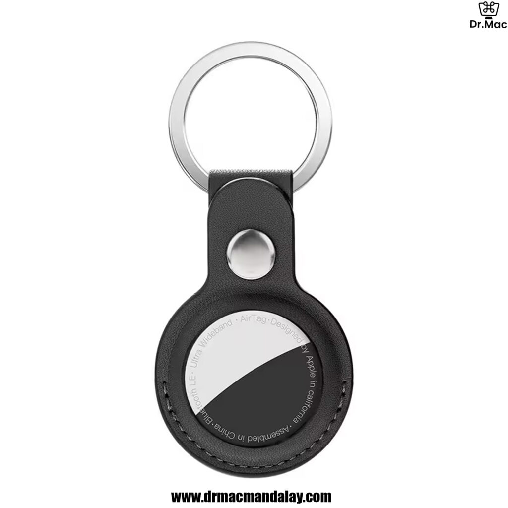airtag leather key ring