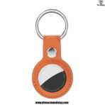 airtag leather key ring