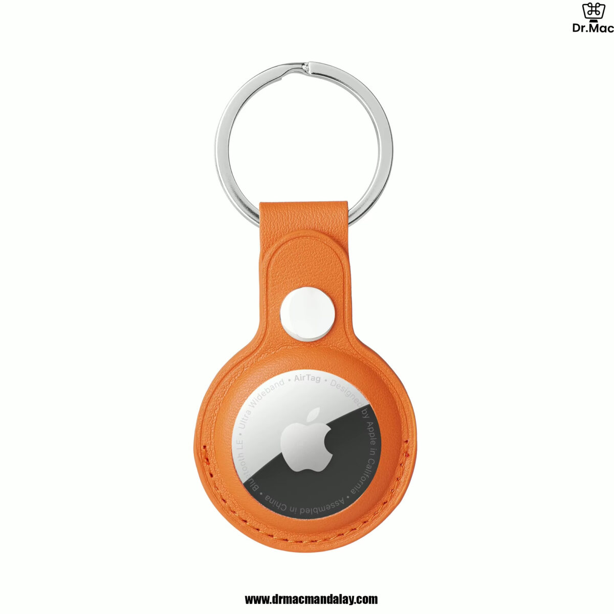 airtag leather key ring