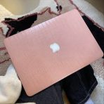Crocodile Print Leather MacBook Case