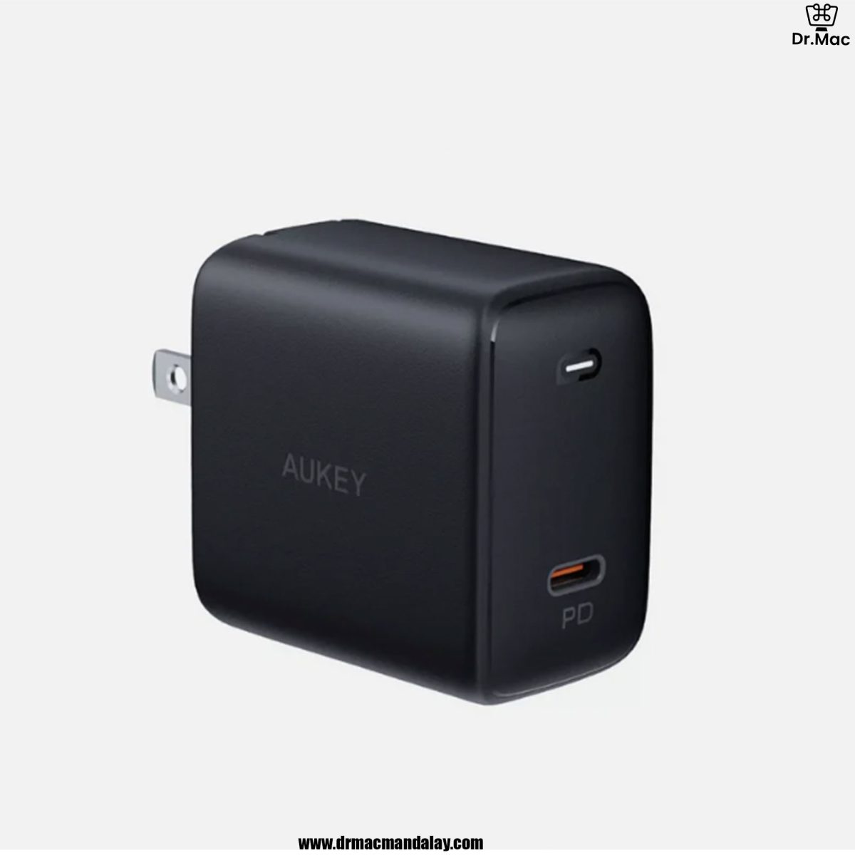 Aukey Wall Charger PA-F4 Swift 45W PD with Gan Power Black