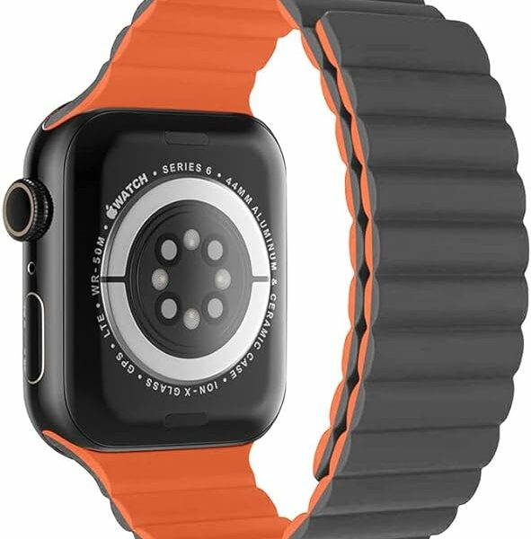 apple watch band lather magnetic for 38mm, 40mm, 41mm