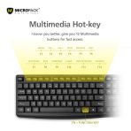 micropack k 206 office lite 2 classic keyboard black