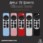 Silicon Cover Case for Apple TV 4K Remote (2nd Gen & 3rd Generation)