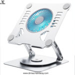 aluminum laptop stand with cooling fan for macbook