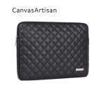 canvas brand pu leather macbook bag