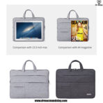 canvas brand pu leather macbook bag