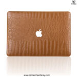 crocodile print leather macbook case for macbook air 15.3"