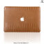 crocodile print leather macbook case for macbook air 15.3"