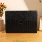 crocodile print leather macbook case for macbook air 15.3"