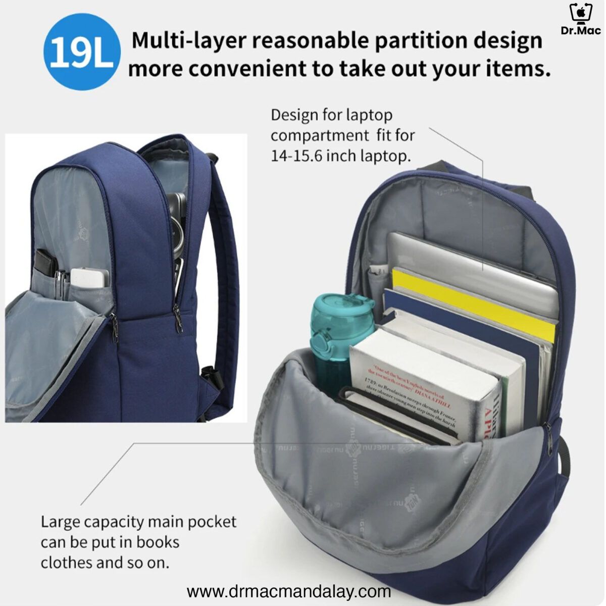 tigernu macbook backpack for 13.3",14.2"