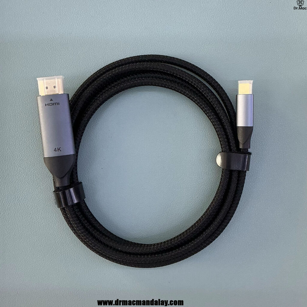 ULEN Type C to HDMI Cable (2m),60Hz,4K Spport For iPhone, iPad ,Mac