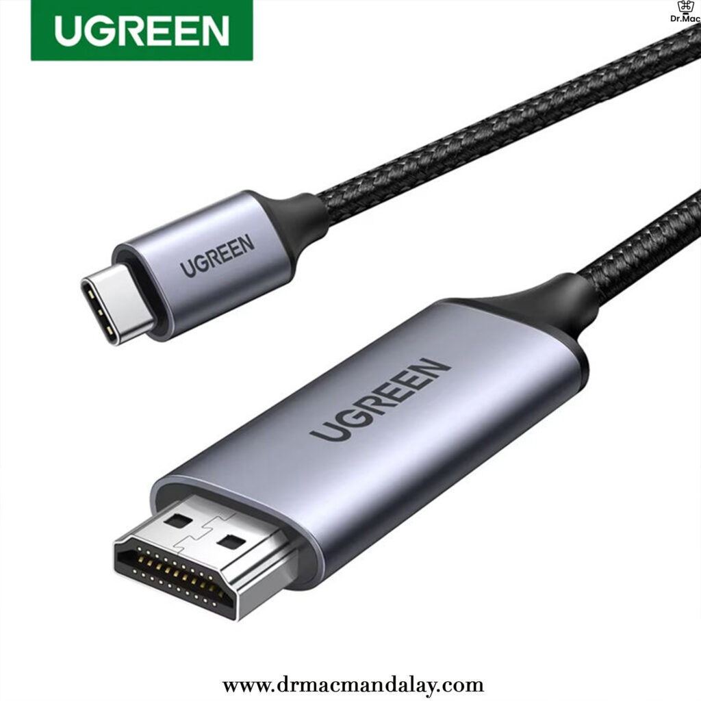 UGREEN Type C to HDMI Cable (2m),60Hz,4K Spport For iPhone, iPad ,Mac