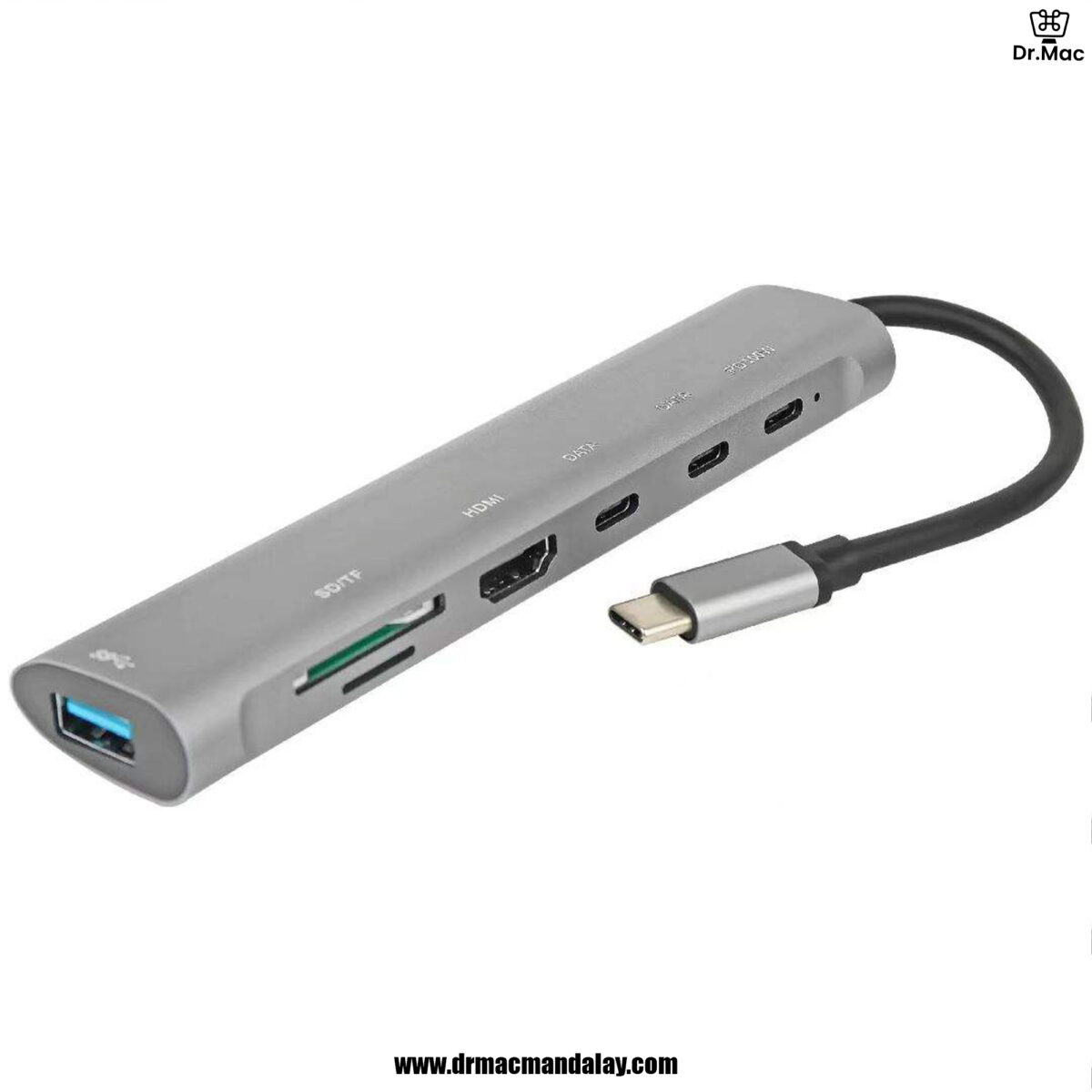 7 in 1 usb type c hub adapter with 4k hdmi, usb 3.0