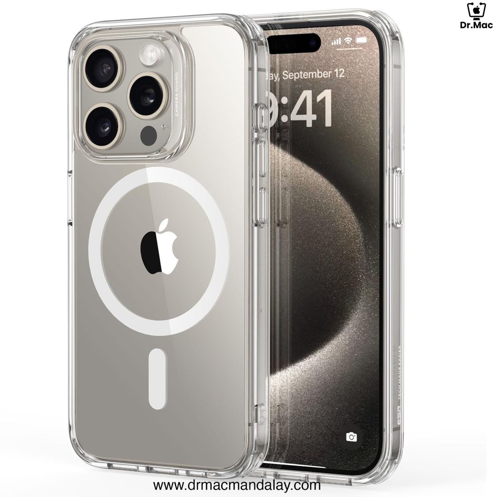 iPhone 15 Pro,Pro Max Clear Case with MagSafe