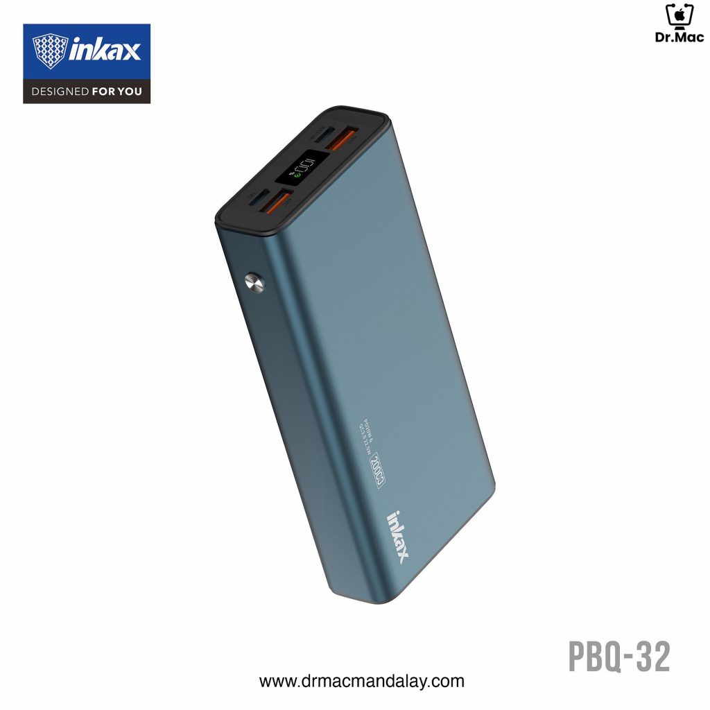 inkax 20000mah pd20w fast charger power bank (pbq 32)