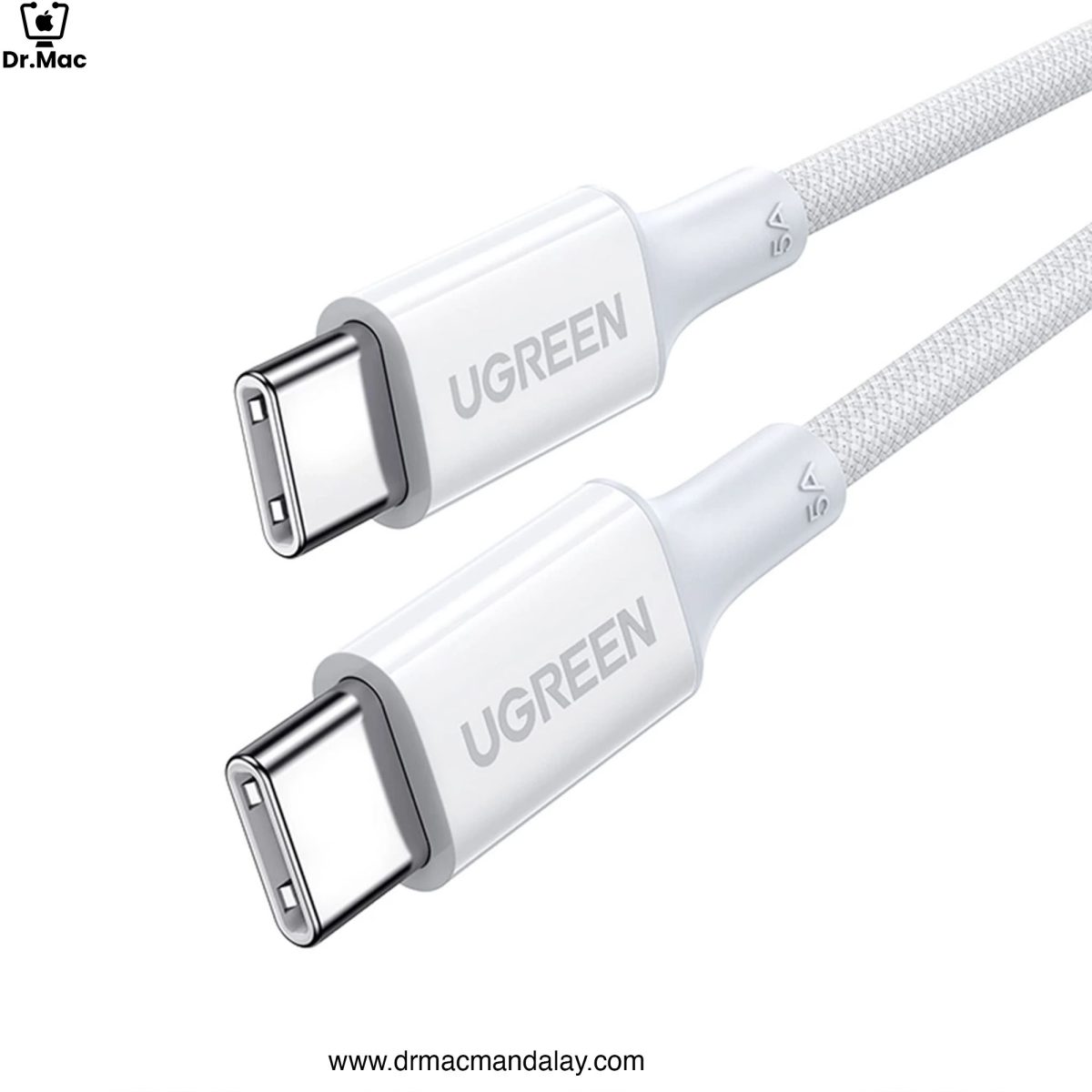 Ugreen 100W PD Fast Charging Nylon Braided USB-C to USB-C Cable(2m)
