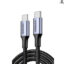 ugreen 100w pd fast charging nylon braided usb c to usb c cable(2m)