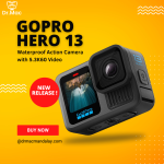 GoPro HERO13 Black - Waterproof Action Camera with 5.3K60 Video, 27MP Photo + Compatability with HB-Series Lenses