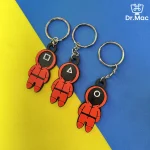 Squid Game Soldier Keychain