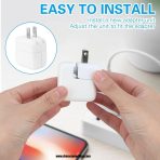 2 Pin Converter Wall Plug for MacBook