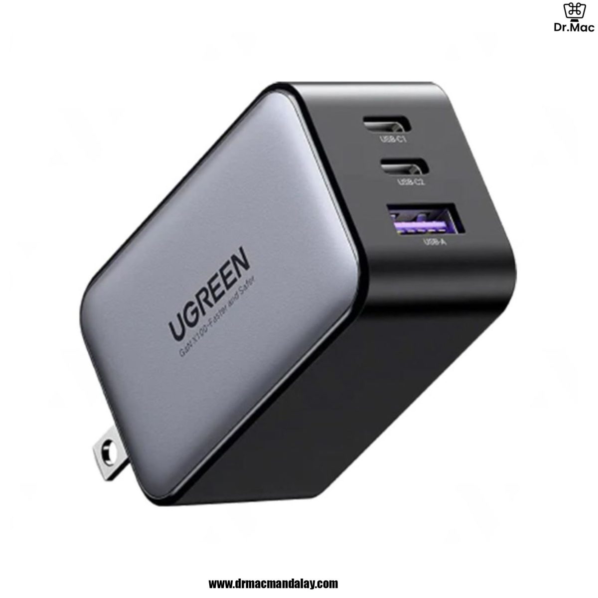 UGREEN Nexode 65W USB-C GaN Wall Charger 3 Ports