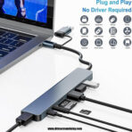 8 in 1 usb c hub 4k hdmi usb hub adapter