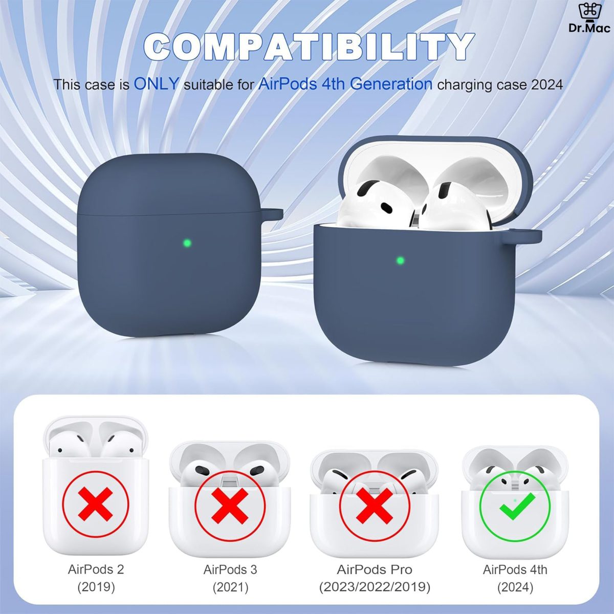 airpods 4 protective silicon case