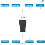 Type-C Female to USB-A Male Adapter