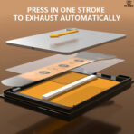 Tempered Glass Screen Protector for iPad Pro 11” M4 With Magic Box Installation Tools