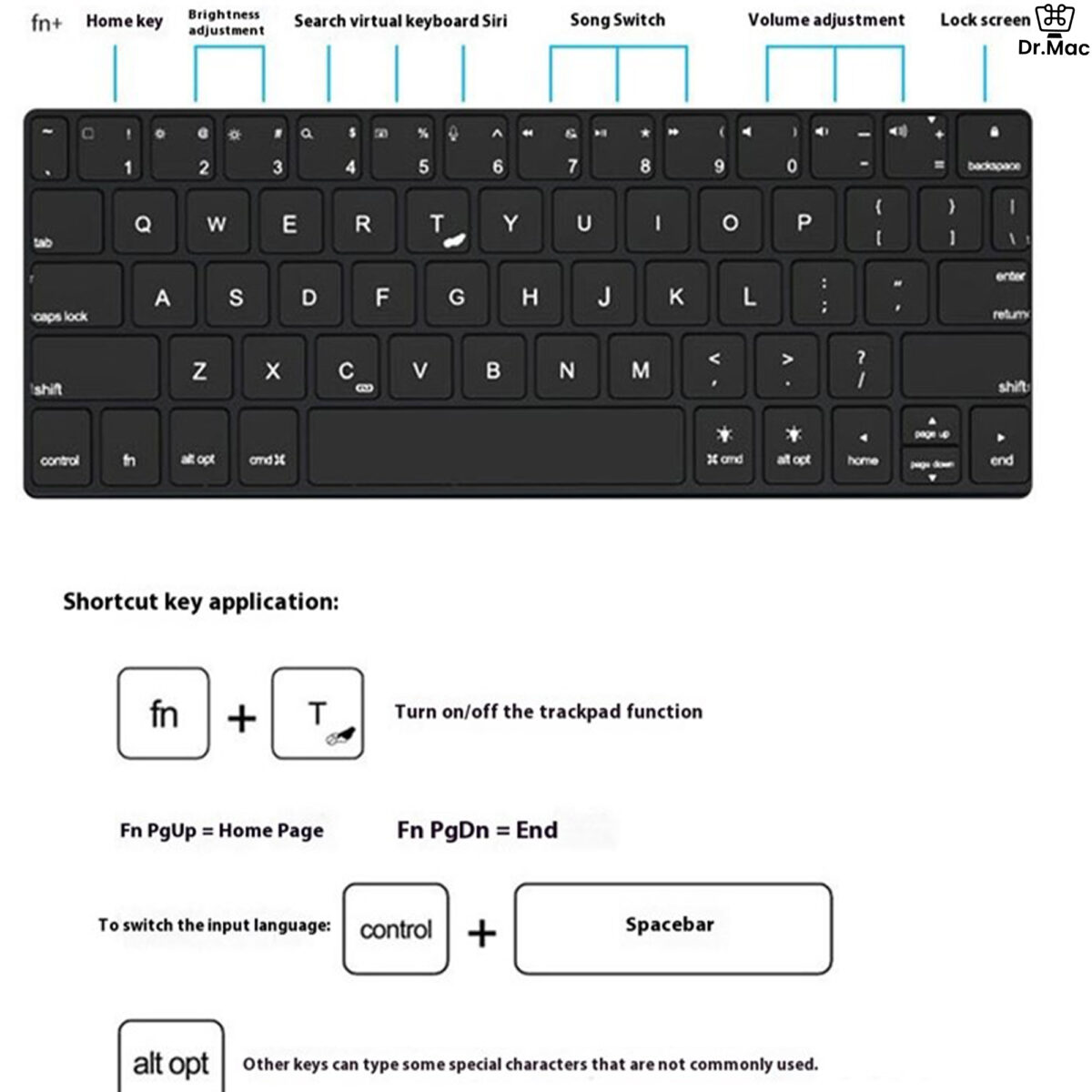 wireless magnetic keyboard for ipad