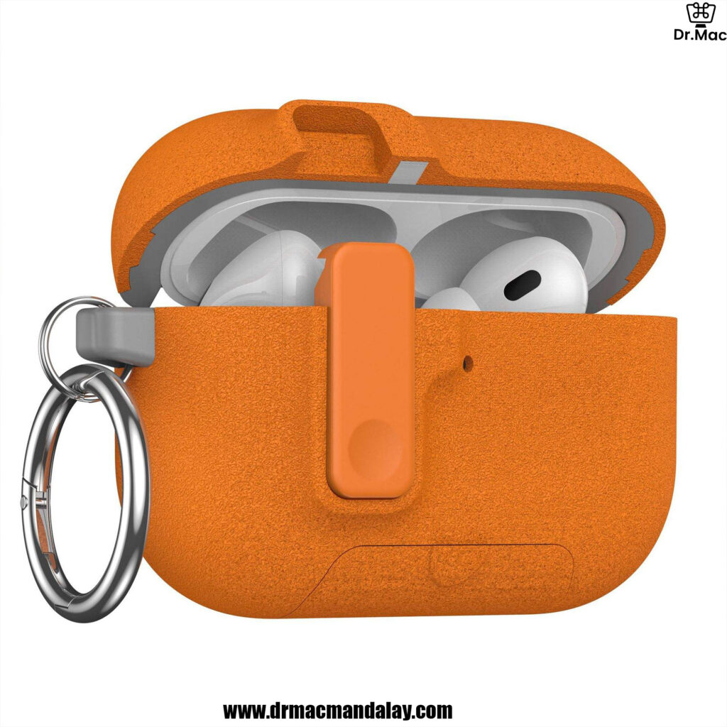 v.jun switch secure lock airpods pro 3rd generation leather case