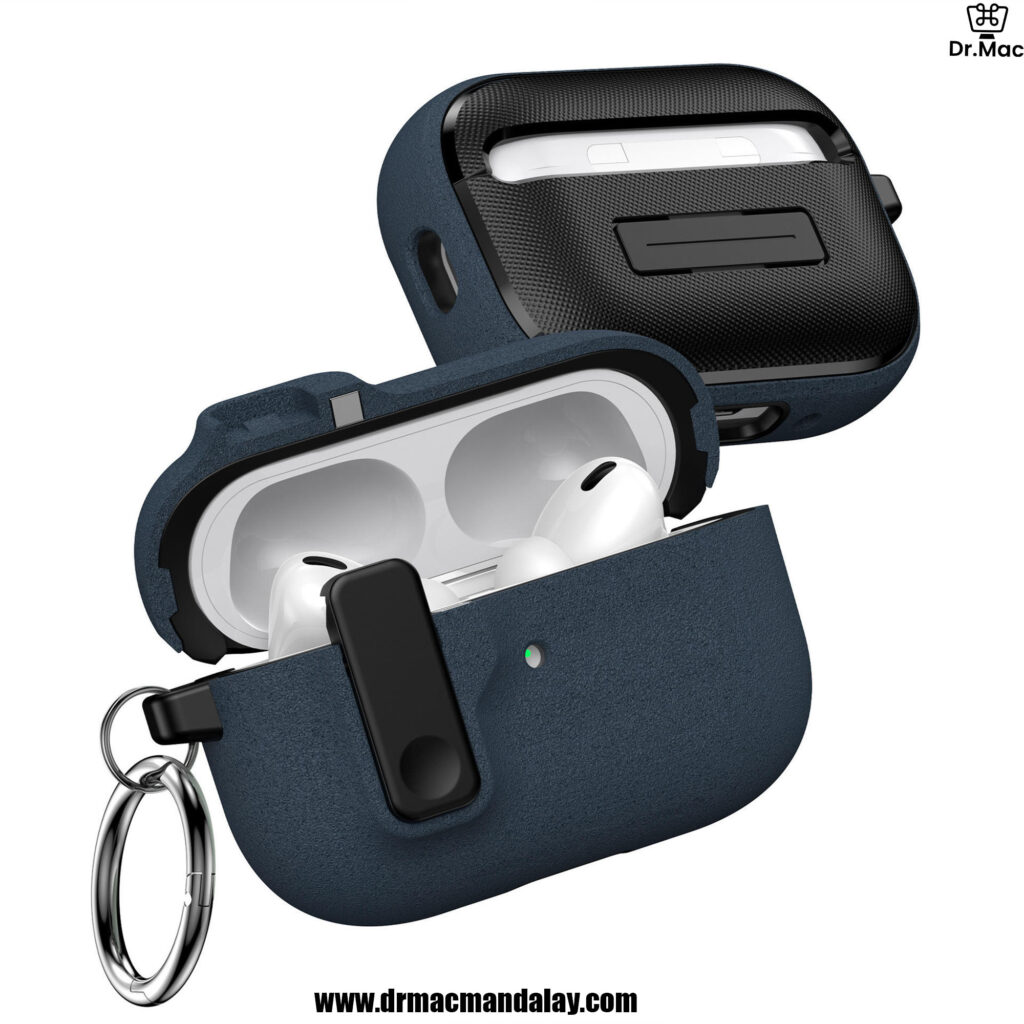 v.jun switch secure lock airpods pro 3rd generation leather case