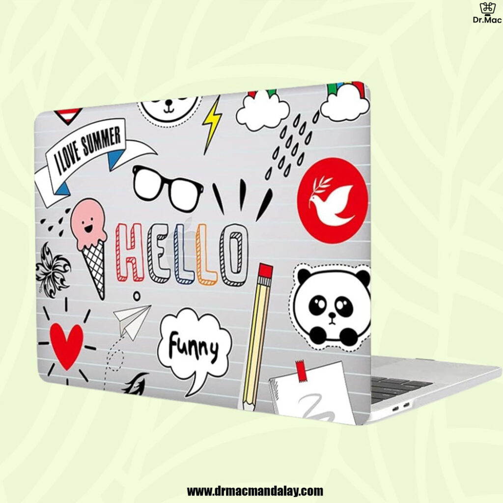 macbook air m2 ,m3,m4,m5 13.6’’ design cover