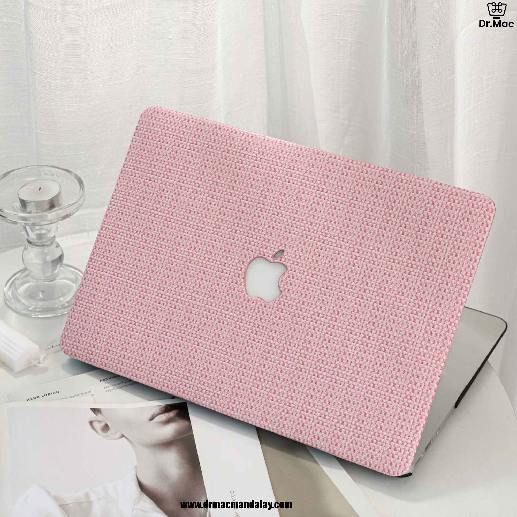 Woven Fabric Plastic MacBook Case For MacBook Neo 13″