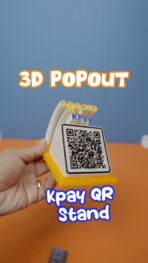 QR Stand (Kpay, AYA PAY, CB Pay, MAB PAY, Social Media , ဓါတ်ဆီ QR) - Image 3